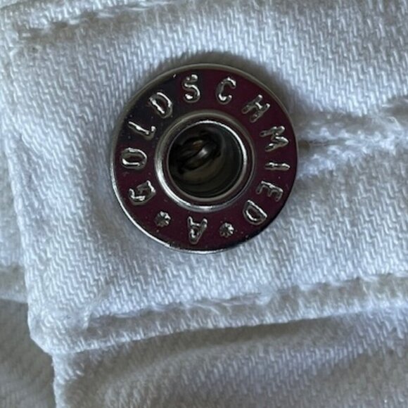 AG ADRIANO GOLDSCHMIED The Malibu Bermuda Length Shorts White Denim 27 - Picture 11 of 16